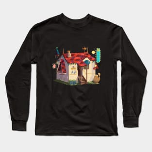 Happy tiny house Long Sleeve T-Shirt